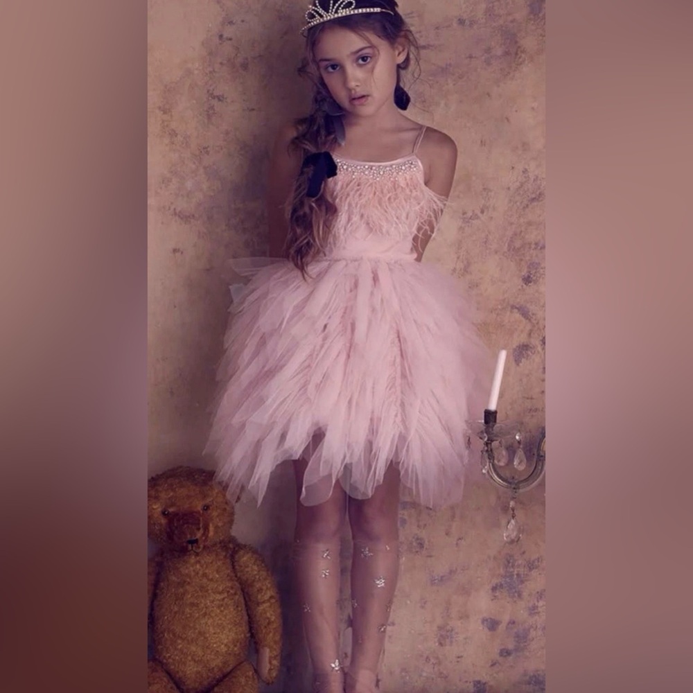 Tutu du monde feather Bodice swan princess 12Y